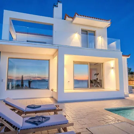 Villa Sadova Private Pool Panoramic View Kalamata