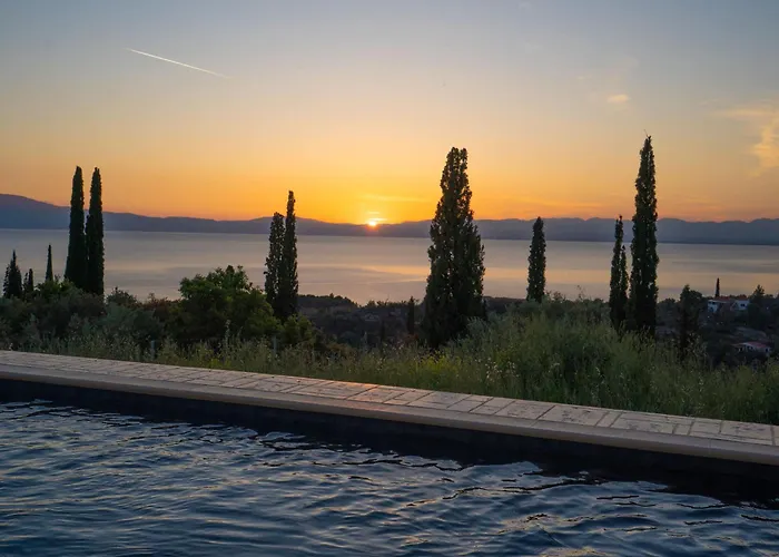 Sadova Private Pool Panoramic View Calamata